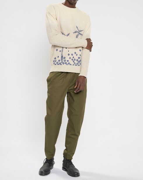 Pantalon Fave-Jogg Light Coton Organic kaki