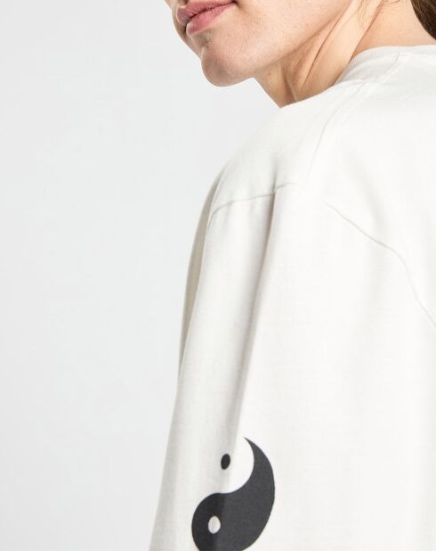 T-Shirt en Coton bio Born to Love blanc