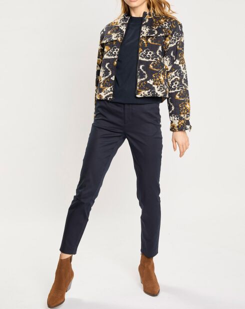 Pantalon Chino Slim Fit bleu foncé