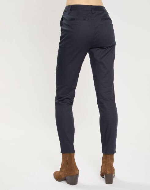 Pantalon Chino Slim Fit bleu foncé
