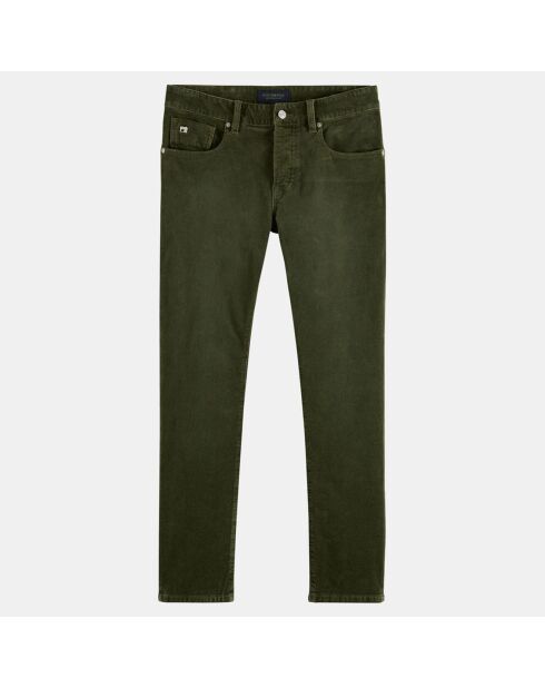 Pantalon 5 Poches en Velours côtelés Ralston  vert