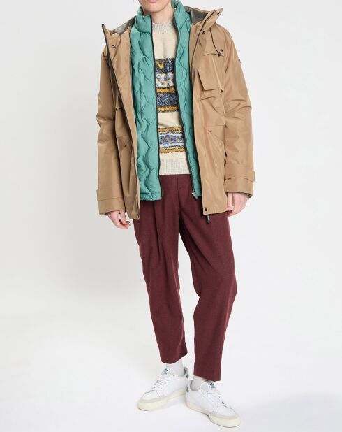 Parka 2 en 1 Doudoune Light beige