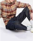 Chemise 100% Lin à carreaux Aspet Flannel marron