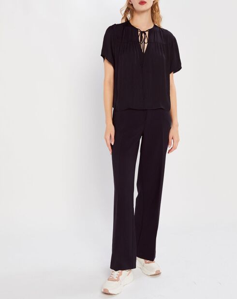 Pantalon Tailored Wide Leg noir