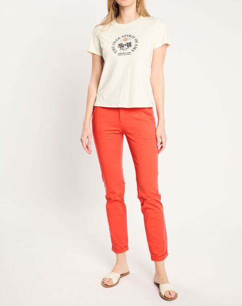 T-Shirt Print blanc