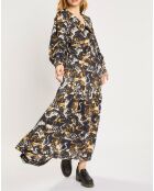 Robe Longue Print Nuage nuit