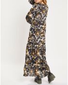 Robe Longue Print Nuage nuit