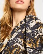 Robe Longue Print Nuage nuit