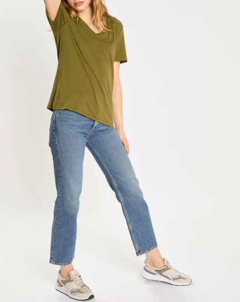 Jean Taille haute Droit The Sky bleu moyen