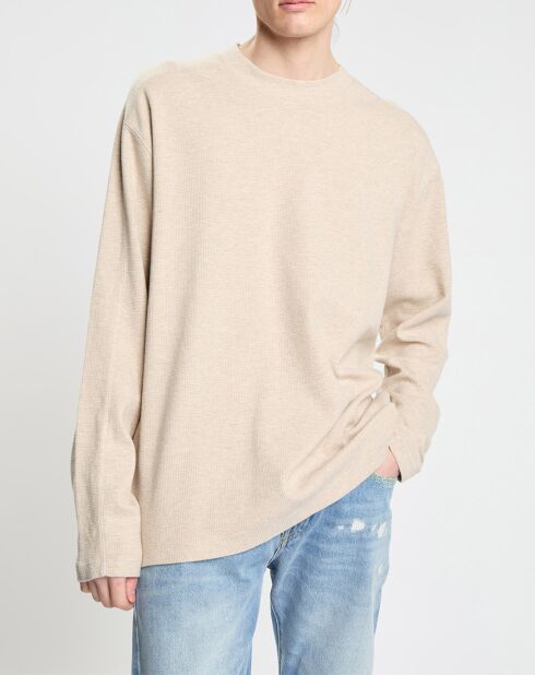 T-Shirt Piqué beige