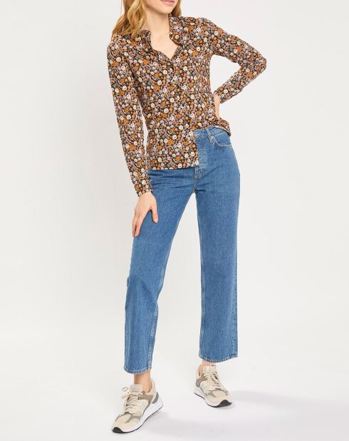 Jean Regular Fit taille haute Sky bleu brut