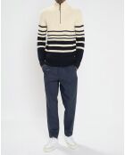 Pantalon Chino Slim Fit Léger Tapered bleu marine