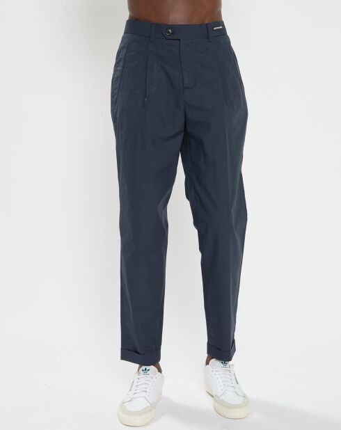 Pantalon Chino Slim Fit Léger Tapered bleu marine
