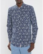 Chemise Regular Fit Fantaisie imprimée bleu marine