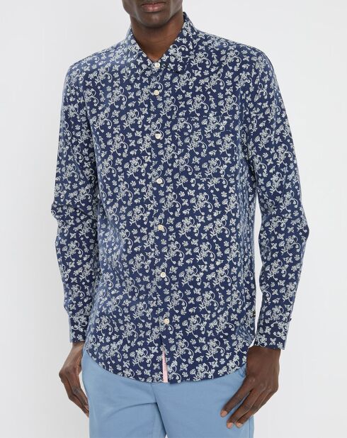 Chemise Regular Fit Fantaisie imprimée bleu marine
