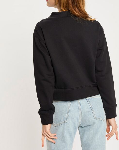 Sweat 100% Coton Bio à laçage noir