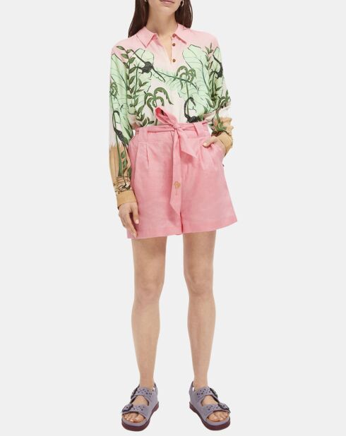 Chemise Regular Fit Singe imprimée multicolore
