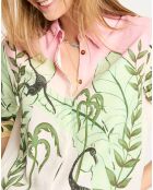 Chemise Regular Fit Singe imprimée multicolore