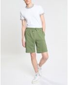 Short 100% Coton Bio Jersey kaki
