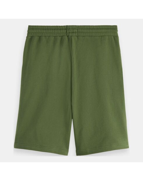Pantaloncini in jersey kaki 100% cotone biologico