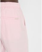 Short en Coton Bio & Lin Regular Fit Fave rose clair