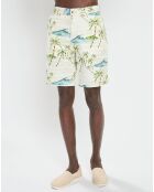 Short Regular Fit Fave imprimé multicolore