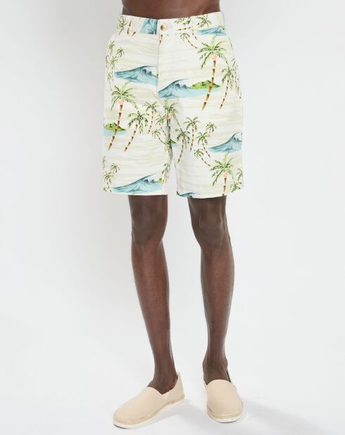 Pantalones cortos Fave de corte regular con estampado multicolor