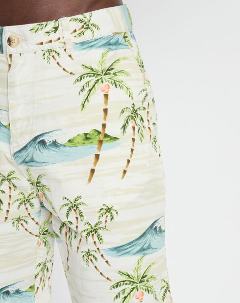 Pantalones cortos Fave de corte regular con estampado multicolor