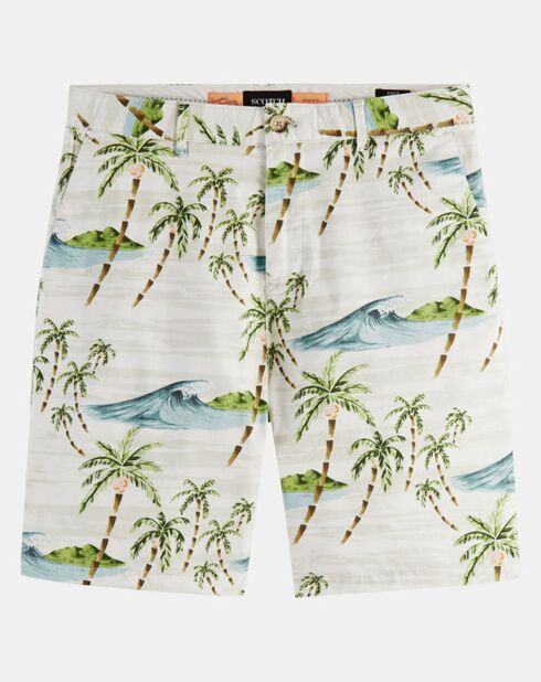 Pantalones cortos Fave de corte regular con estampado multicolor