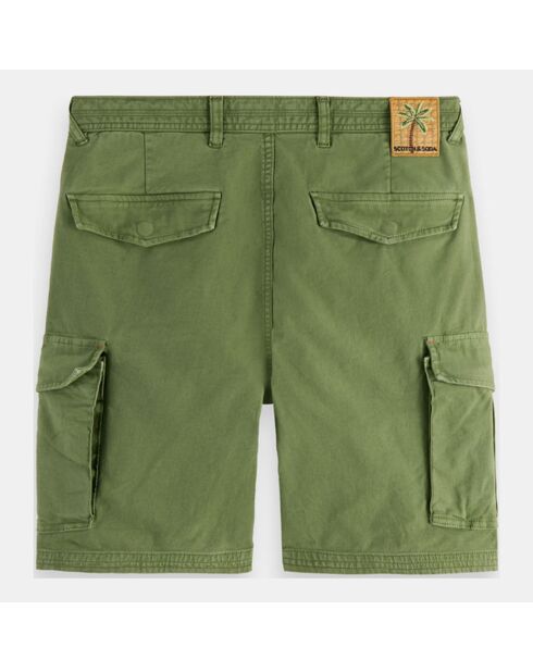 Favoriete kaki cargoshorts met normale pasvorm