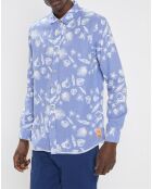 Chemise Regular Fit Hawaï bleu/blanc