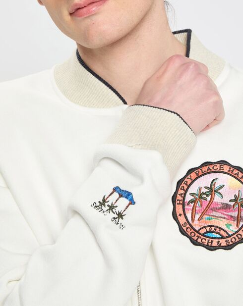 Bombers 100% Coton Bio Jersey écru