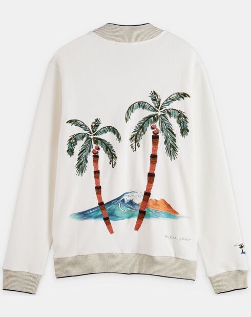 Bombers 100% Coton Bio Jersey écru