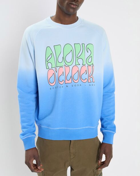 Sweat Tie & Dye bleu