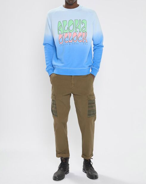 Sweat Tie & Dye bleu
