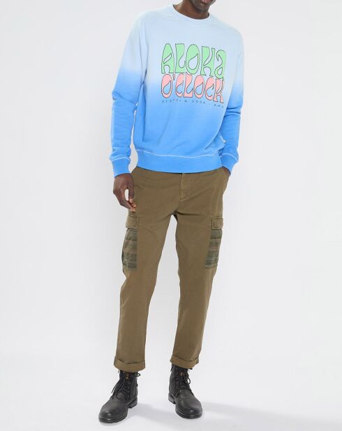 Sweat Tie & Dye bleu
