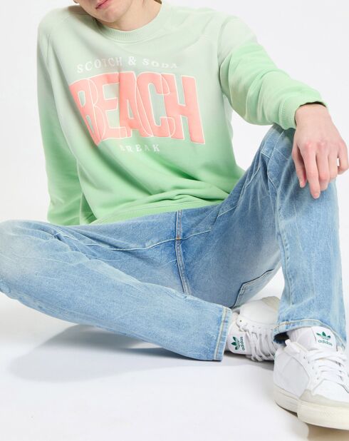 Sweat Tie & Dye vert clair