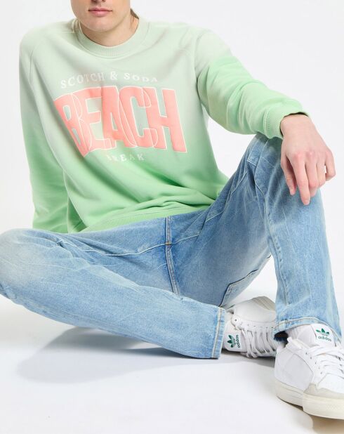 Sweat Tie & Dye vert clair