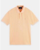 Polo 100% Coton Bio Regular Fit Basic orange clair
