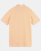 Polo 100% Coton Bio Regular Fit Basic orange clair
