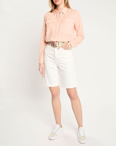 Short mi-long Paradise blanc