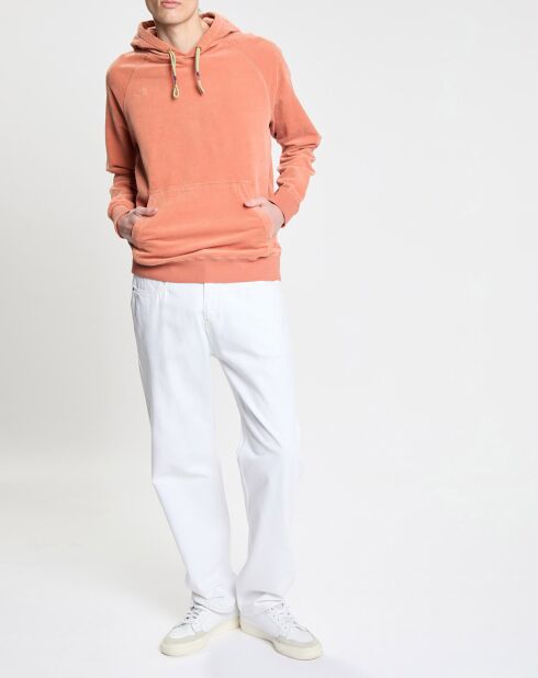 Jean en Coton Bio mélangé Regular Fit blanc