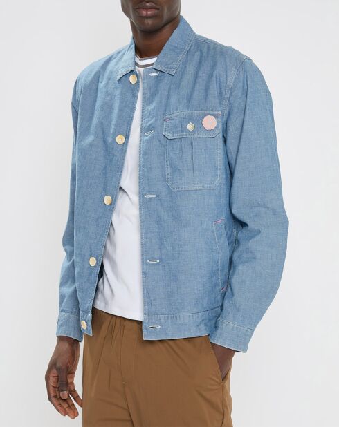 Blouson en Jean Chambray bleu