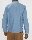 Blouson en Jean Chambray bleu