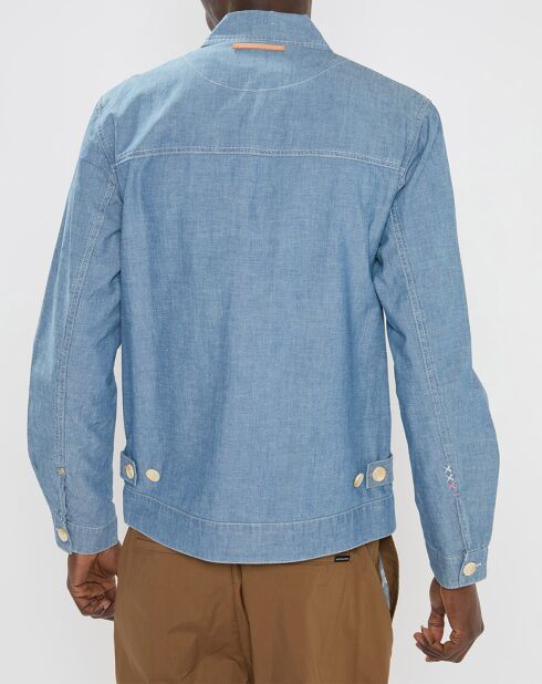 Blouson en Jean Chambray bleu
