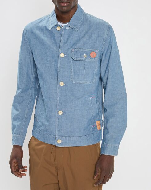 Blouson en Jean Chambray bleu