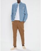 Blouson en Jean Chambray bleu