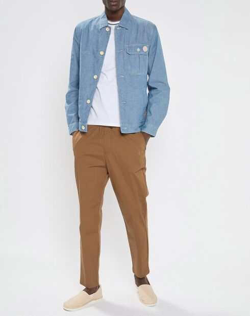 Blouson en Jean Chambray bleu