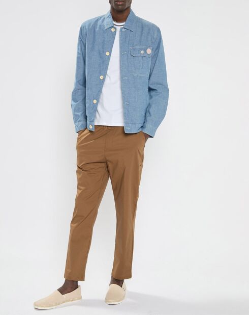 Blouson en Jean Chambray bleu