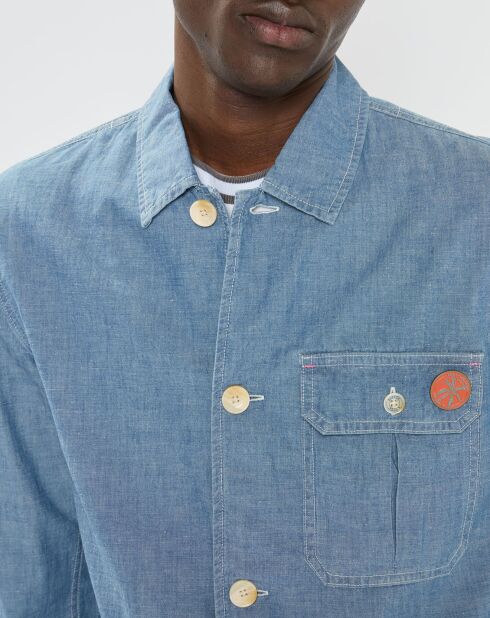 Blouson en Jean Chambray bleu